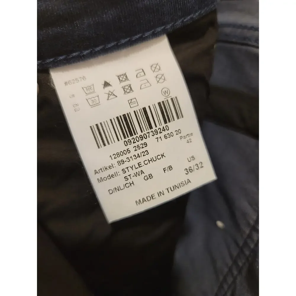Men's Brax Chuck Modern Fit Blue Corduroy Pants